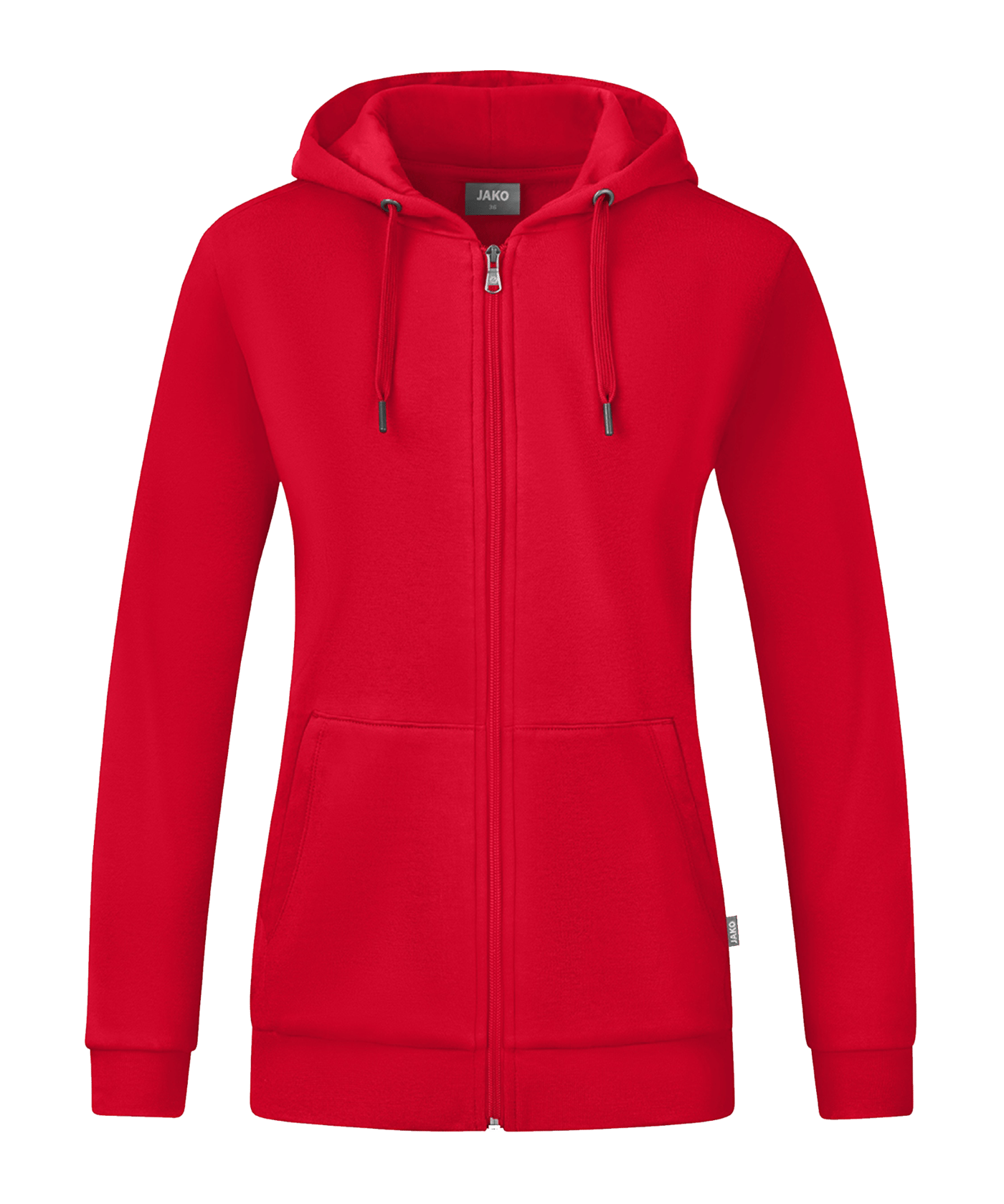 Jako Organic Kapuzenjacke Damen Rot F100 - rot