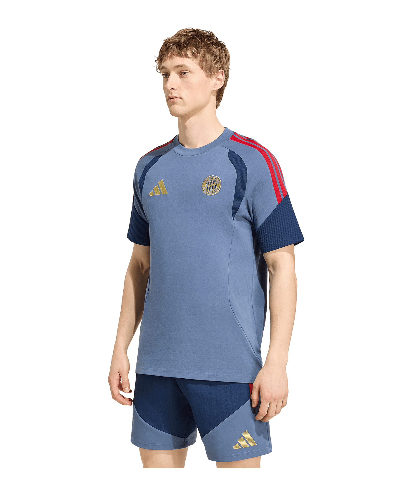 adidas FC Bayern München Sweat T-Shirt 2026/2027 Blau - blau