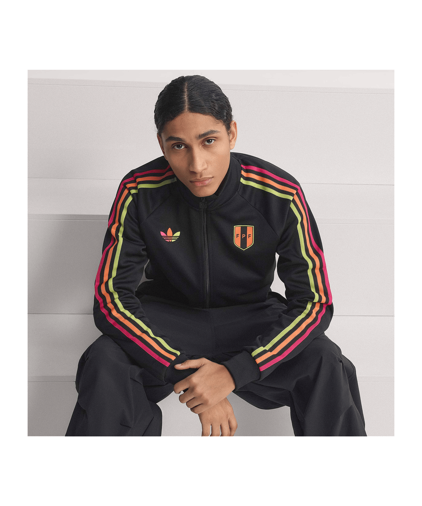 adidas FPF Peru Originals Jacke Schwarz - schwarz