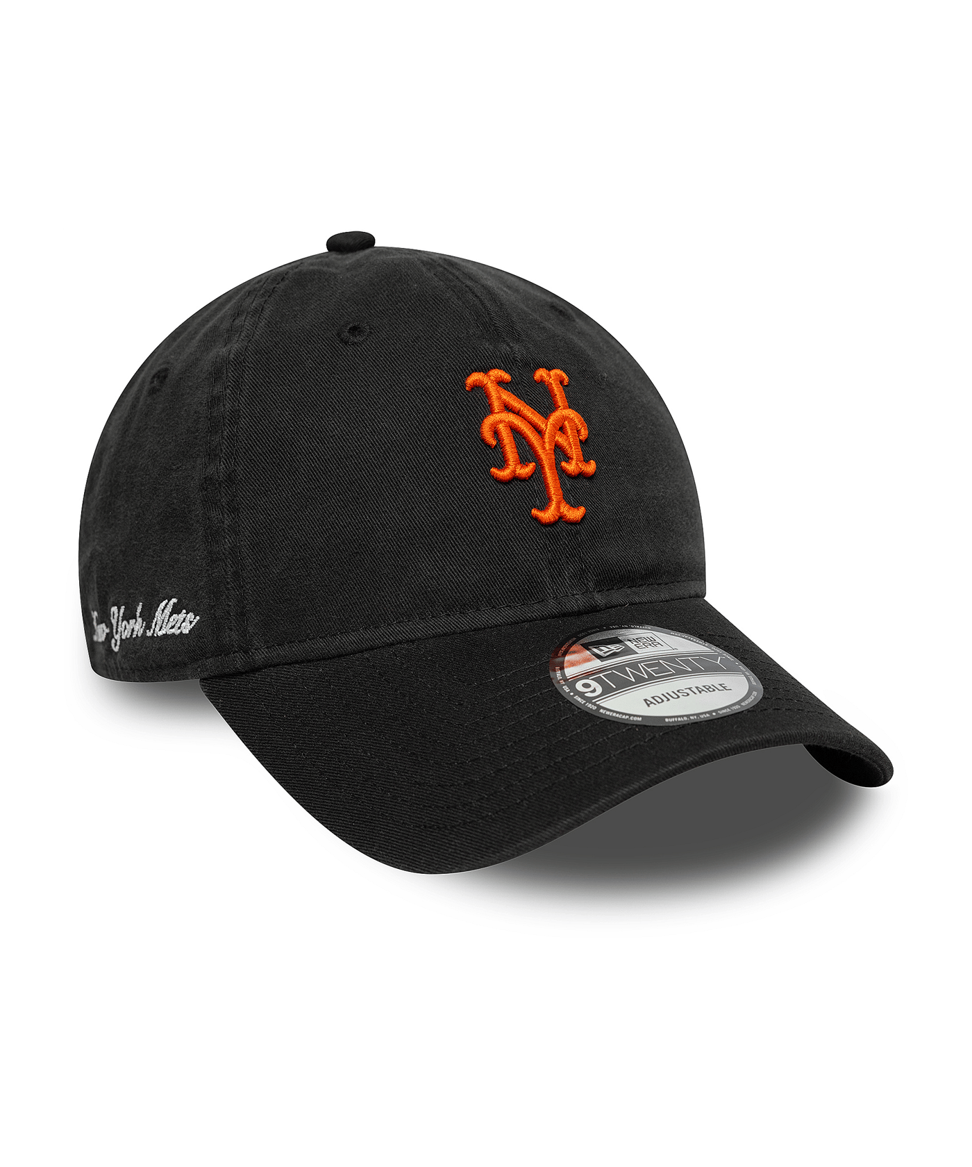 New Era Washed Script 9Twenty Neymet Cap Schwarz - schwarz