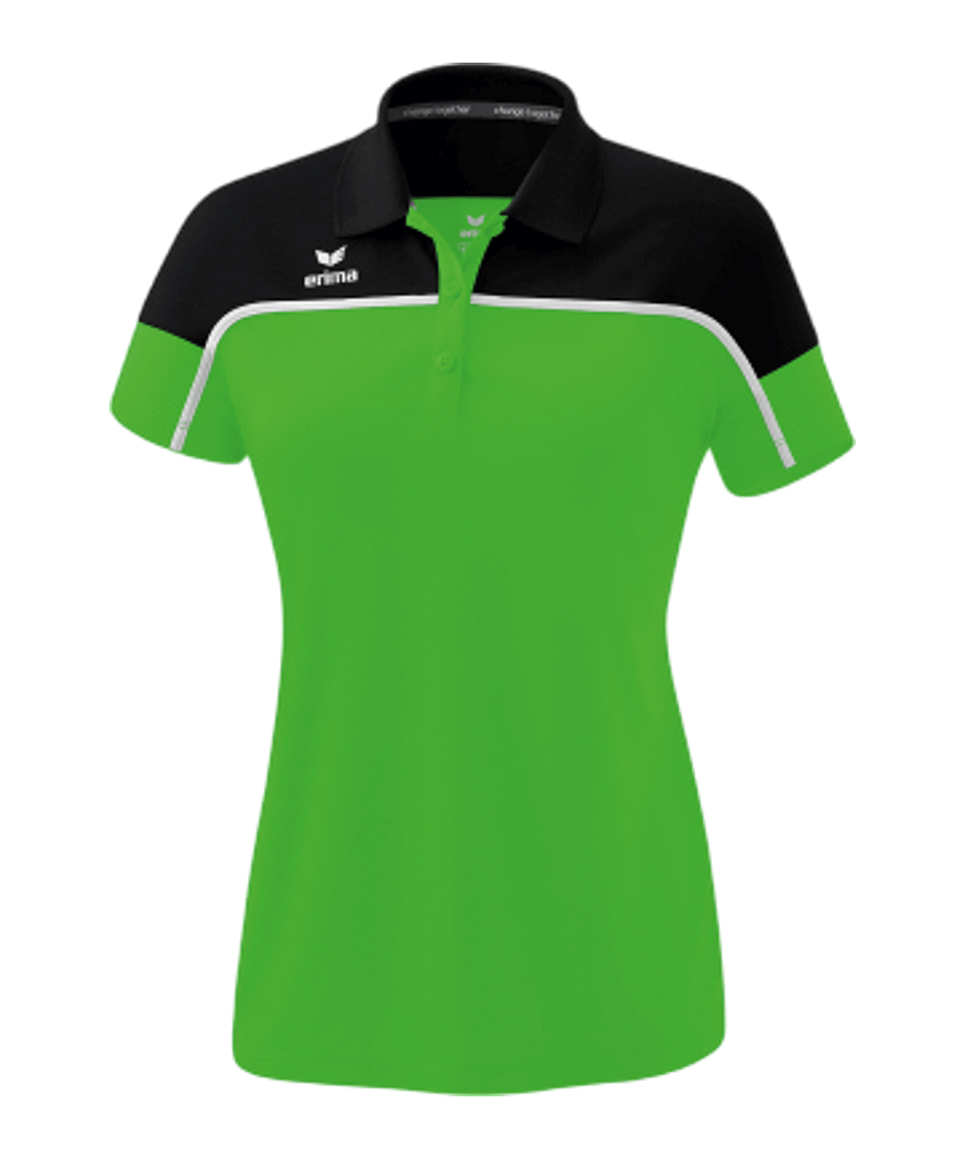 Erima Change by Poloshirt Damen Grün Schwarz - gruen
