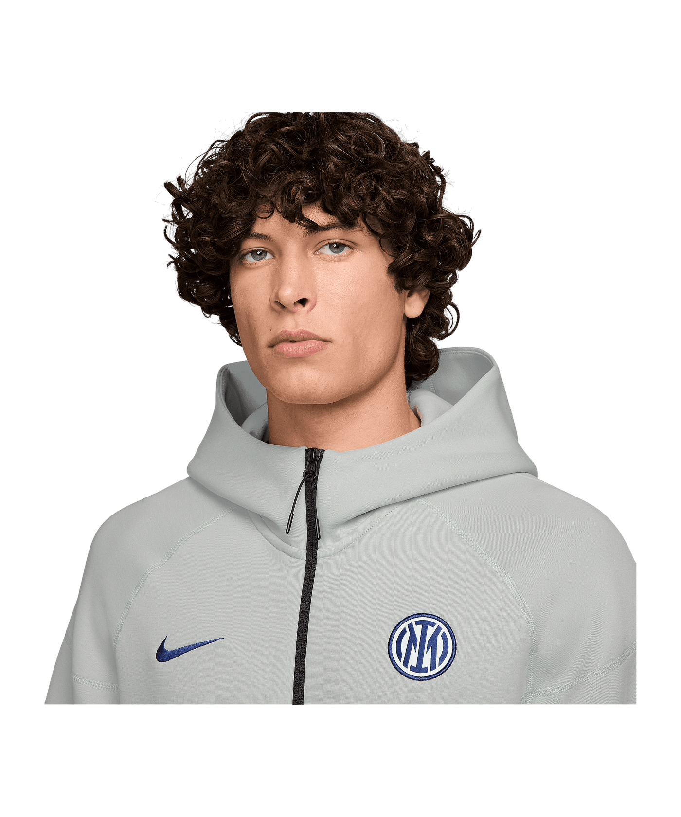 Nike Inter Mailand Tech Fleece Hoody Grau F092 - grau