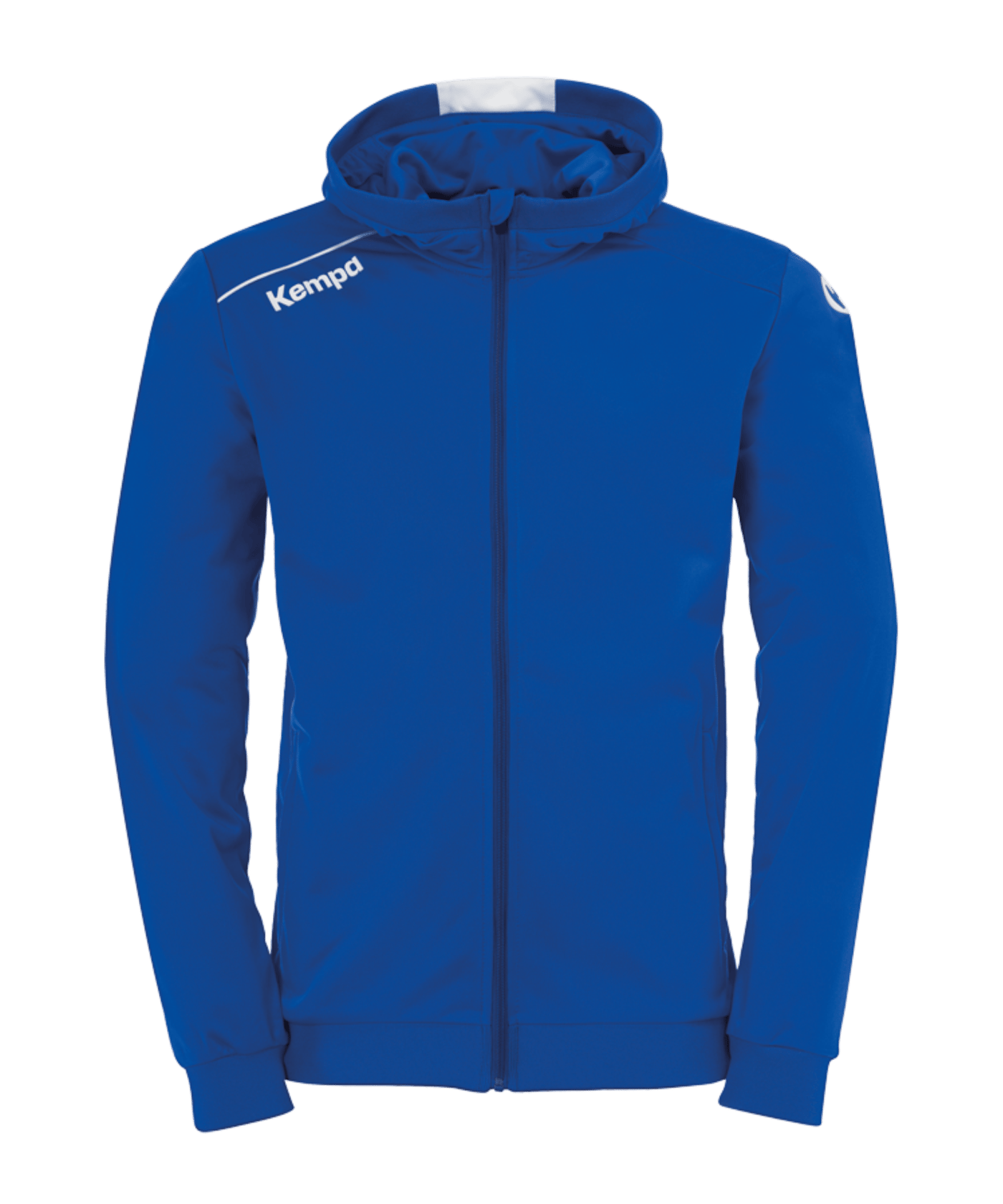 Kempa Player Kapuzenjacke Blau Weiss F04 - blau