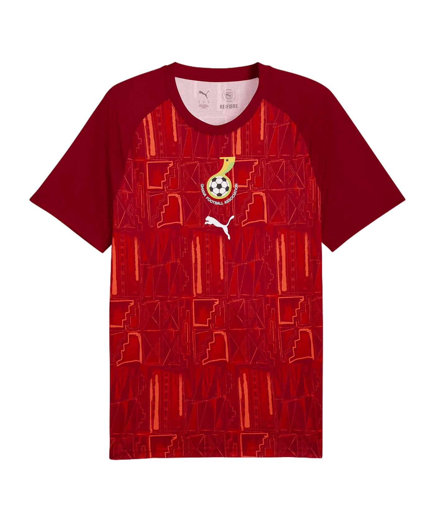 PUMA GFA Ghana Warm Up Trikot Rot F06 - rot