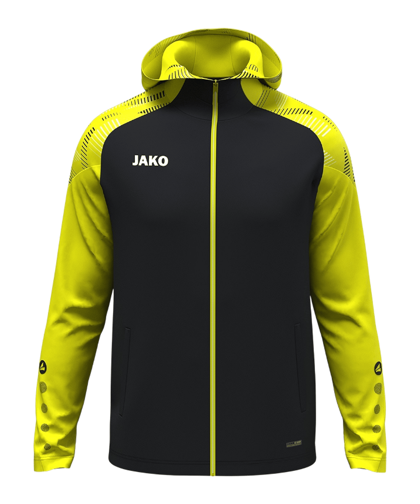 JAKO Sonic Kapuzenjacke Damen Schwarz F819 - schwarz