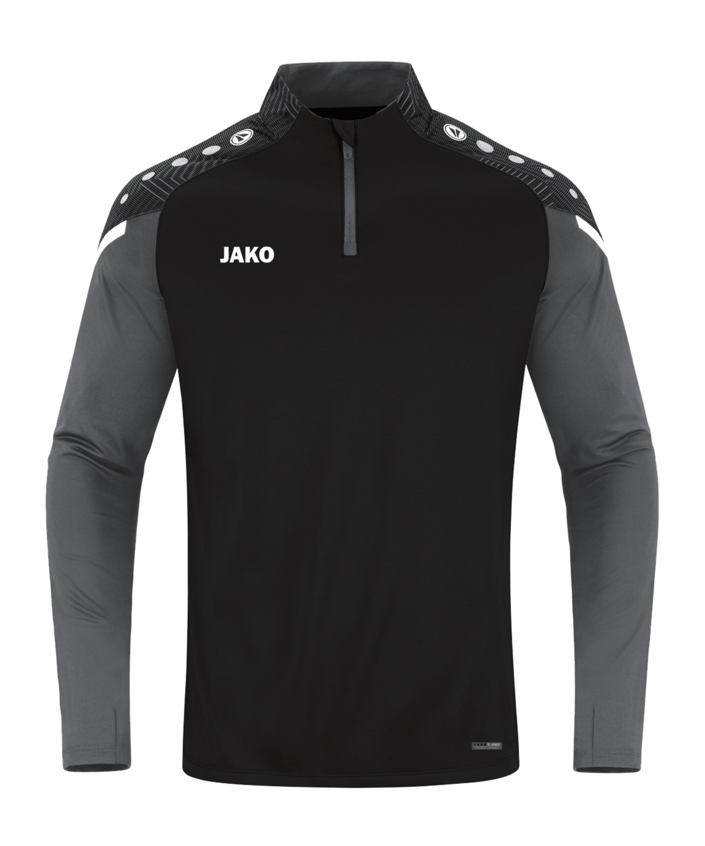 JAKO Performance Ziptop Kids Schwarz Grau F804 - schwarz