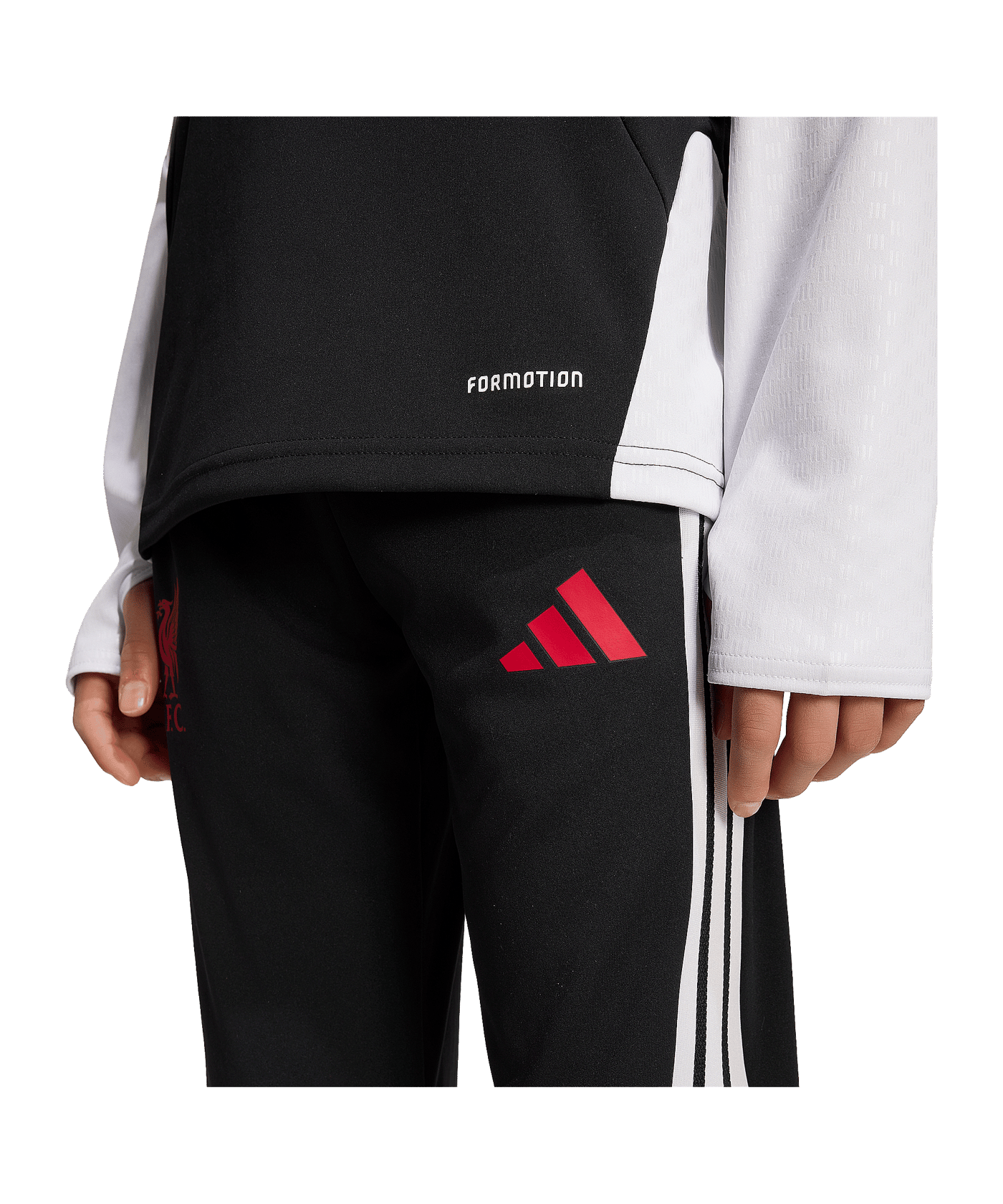 adidas FC Liverpool Tiro Trainingshose Kinder Schwarz - schwarz
