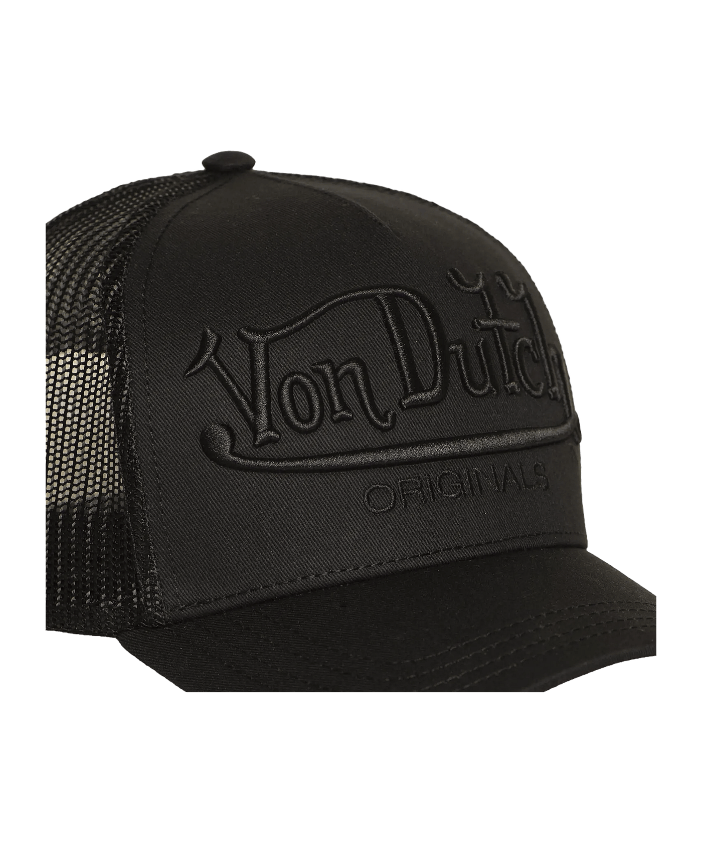 Von Dutch Baseball Cap Schwarz - schwarz