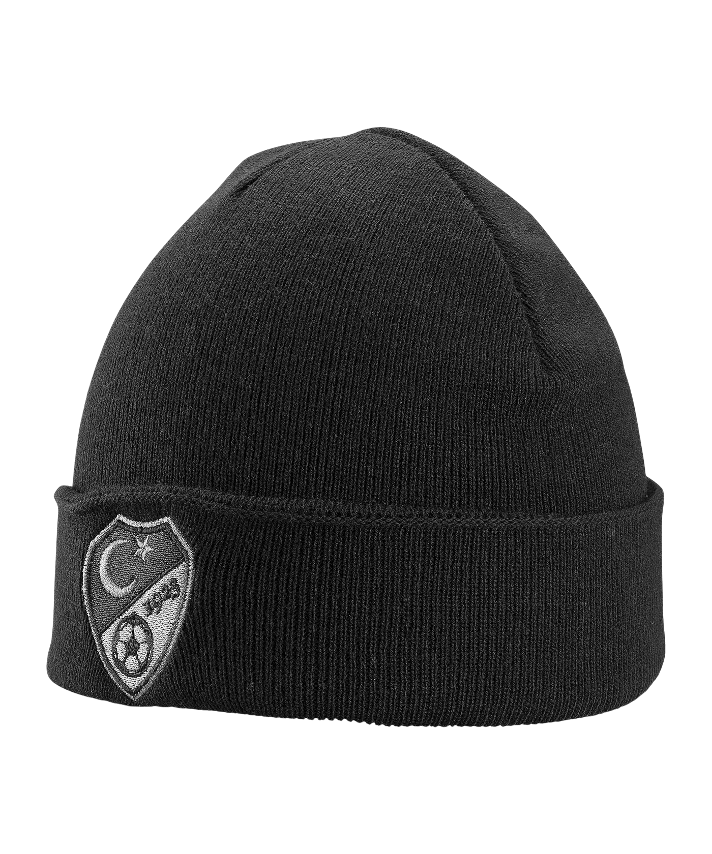 TFF Türkei Beanie Bronx EM 2024 Schwarz - schwarz