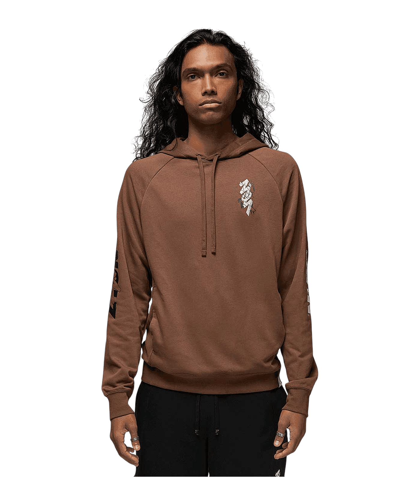Jordan Zion Graphic Hoody Braun F244 - braun