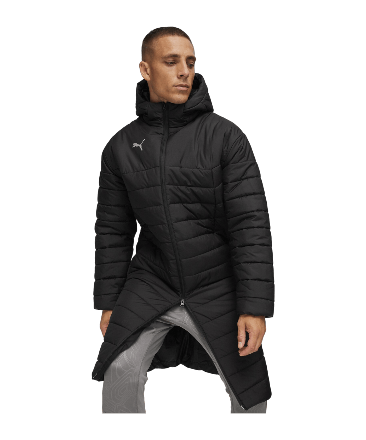 PUMA teamFINAL Bench Jacke Schwarz F03 - schwarz