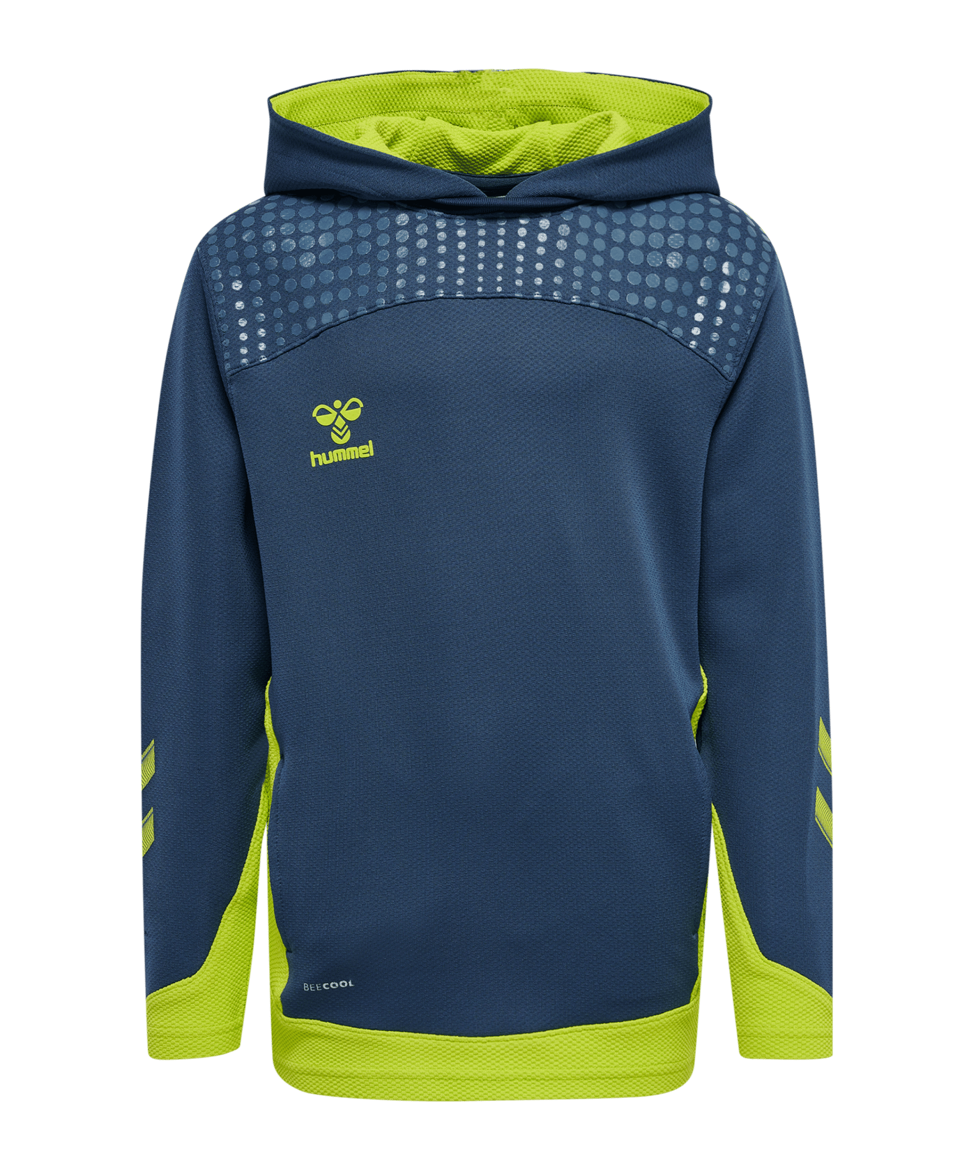 Hummel hmlLEAD Poly Hoody Kids Blau F7642 - blau