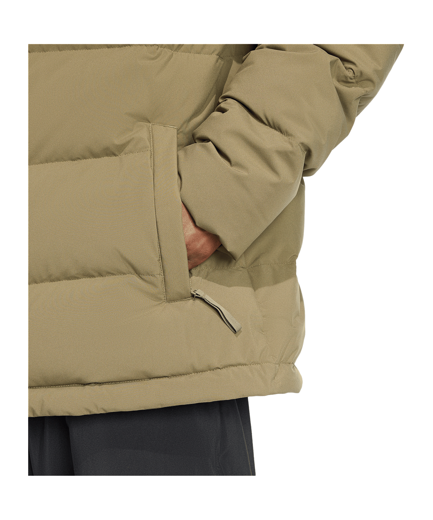 adidas Helionic CLIMAWARM Hooded Down Jacke Grün - gruen