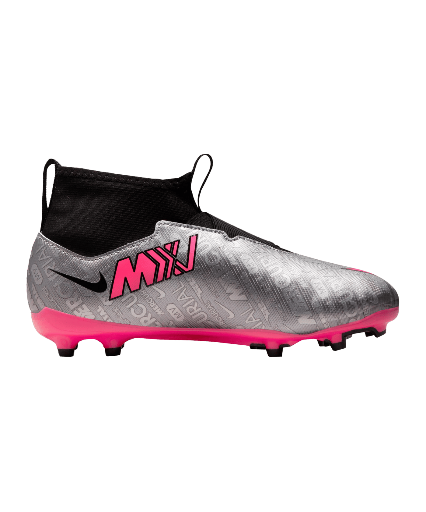 Nike Jr Air Zoom Mercurial Superfly IX Academy MG XXV Kids Silber Pink F060 - silber