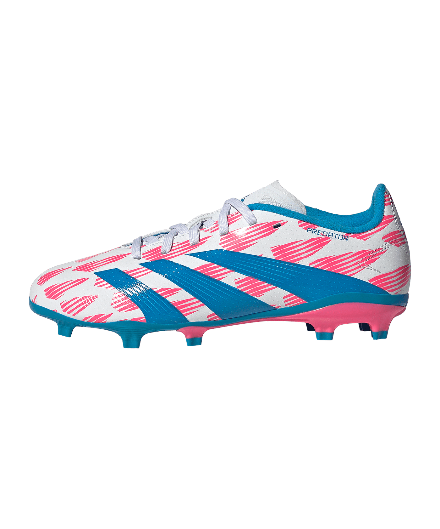 adidas Predator League FG Reemergence Kids Weiss Blau - weiss