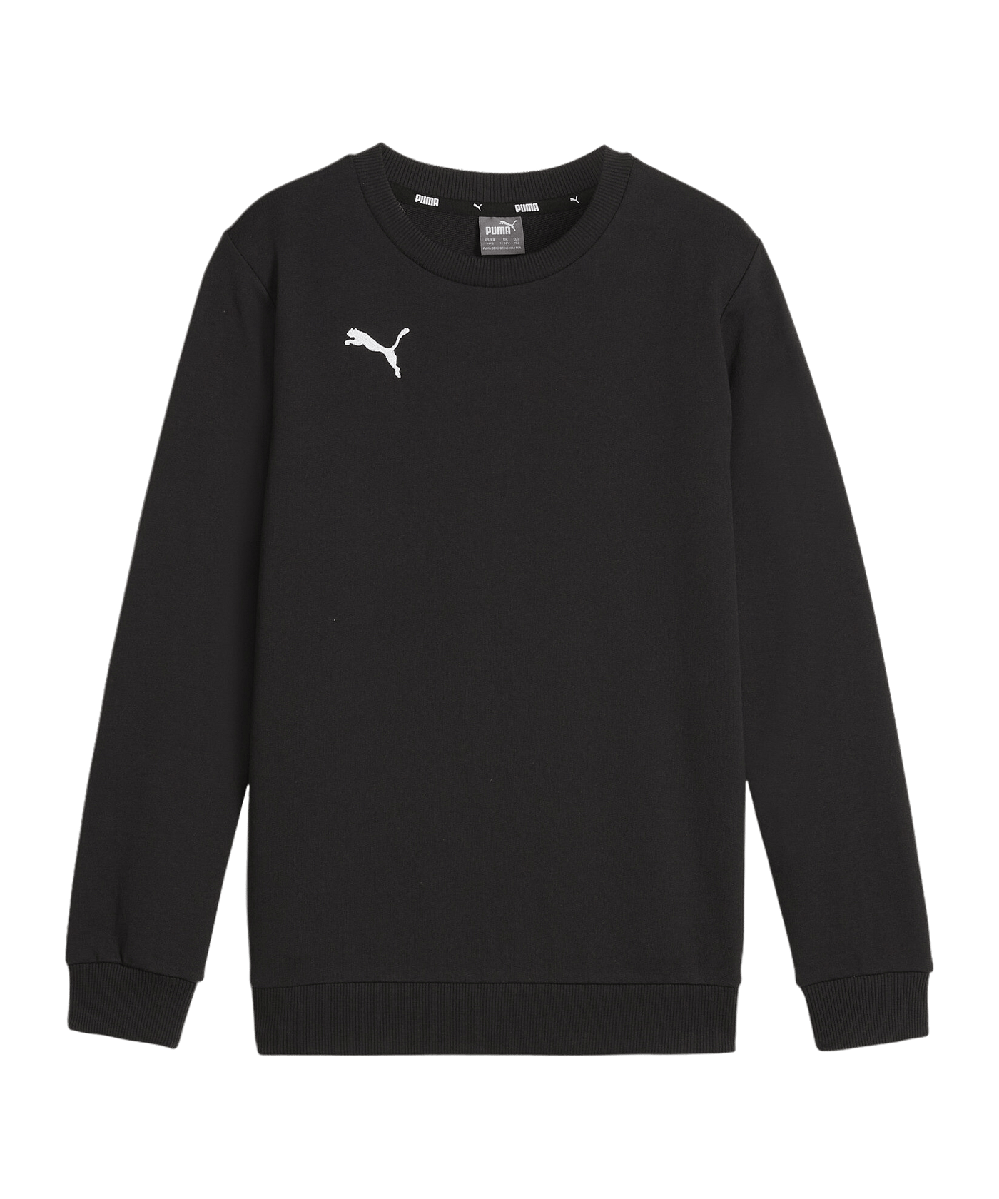 PUMA teamGOAL Casuals Sweatshirt Kids Schwarz F03 - schwarz