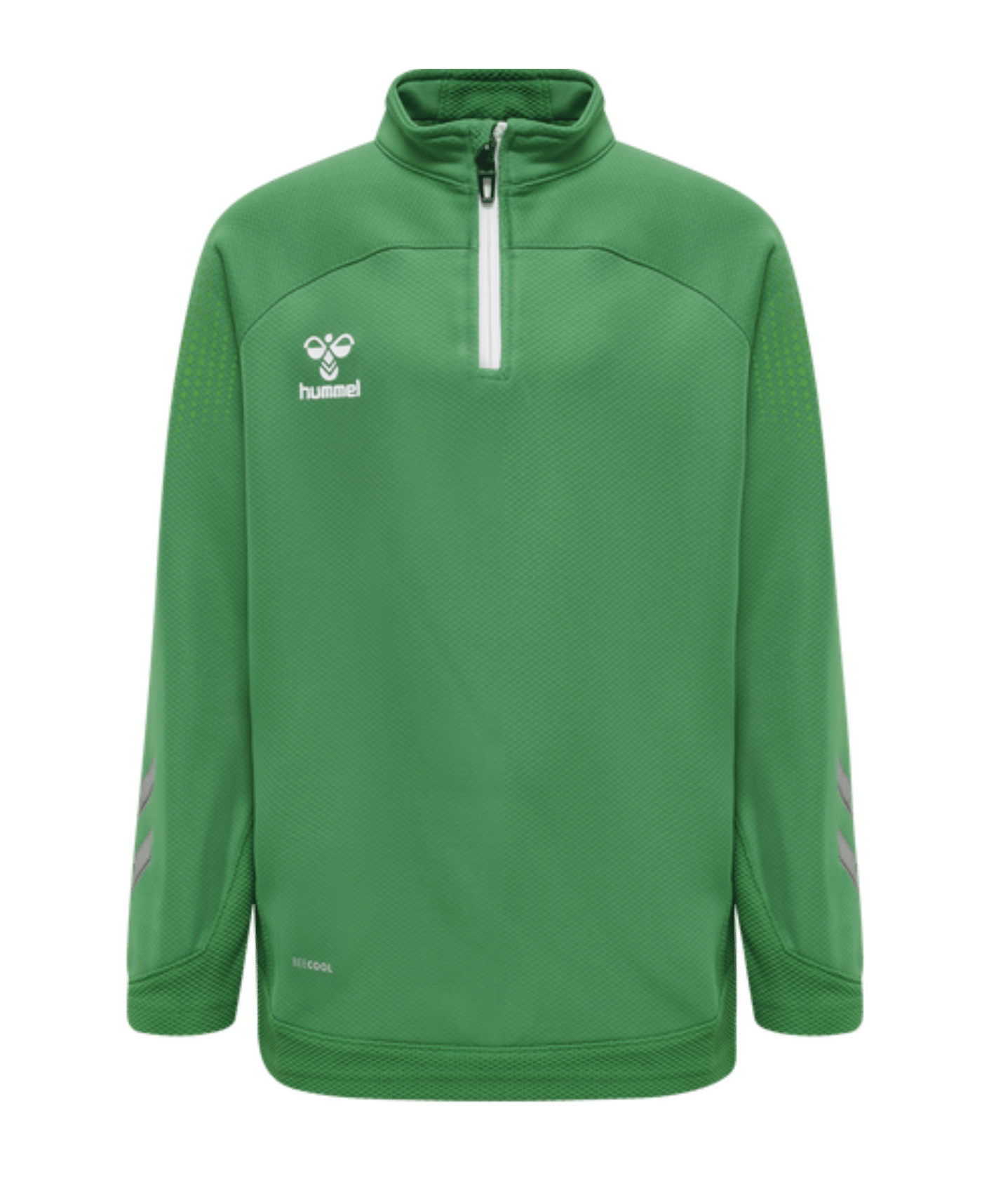 Hummel hmlLEAD HalfZip Sweatshirt Kids Grün F6235 - gruen