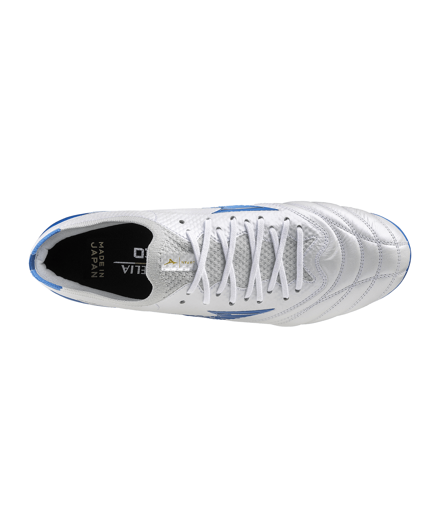 Mizuno Morelia Neo IV Beta Made in Japan Mix Mugen Weiss Blau F25 - weiss