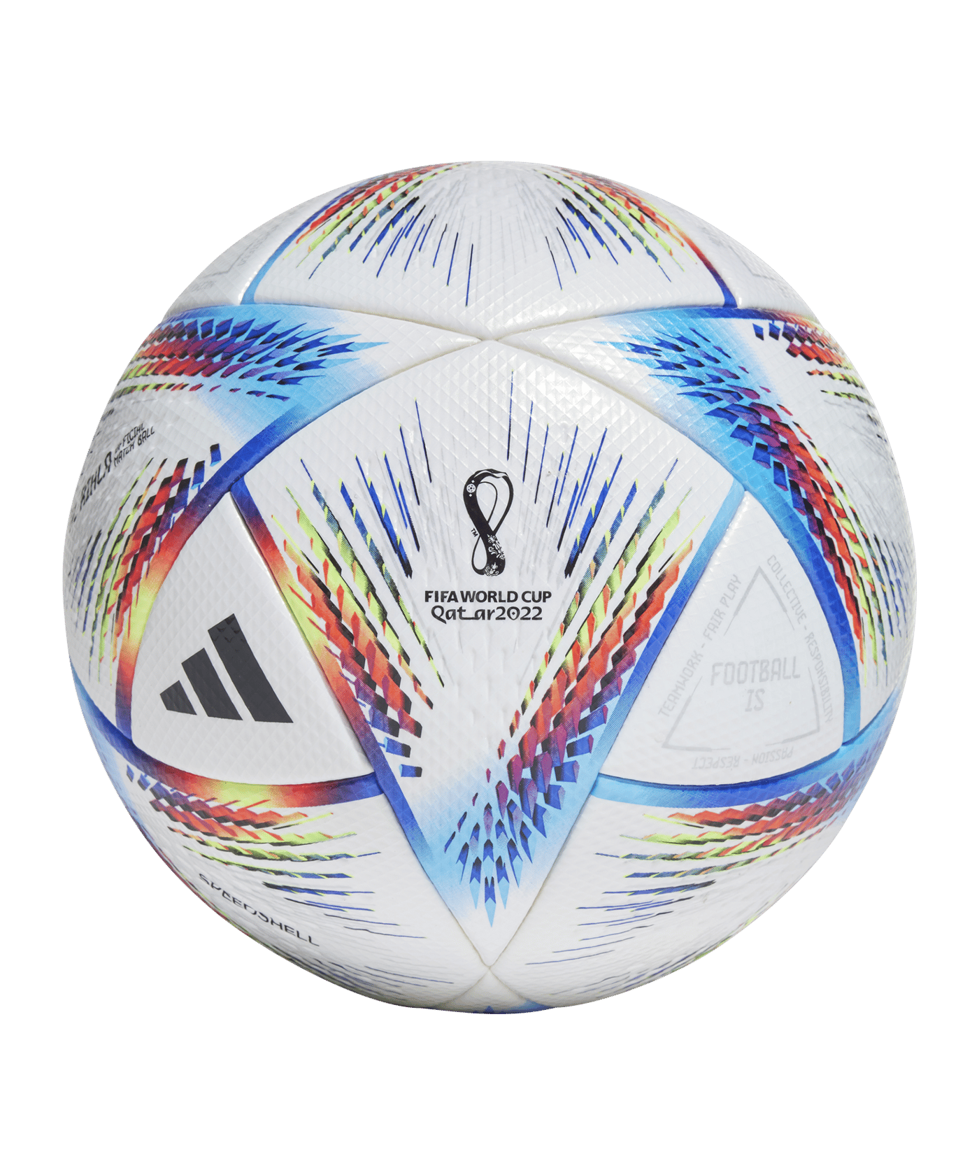 adidas Al Rihla Pro Spielball WM22 Weiss - weiss