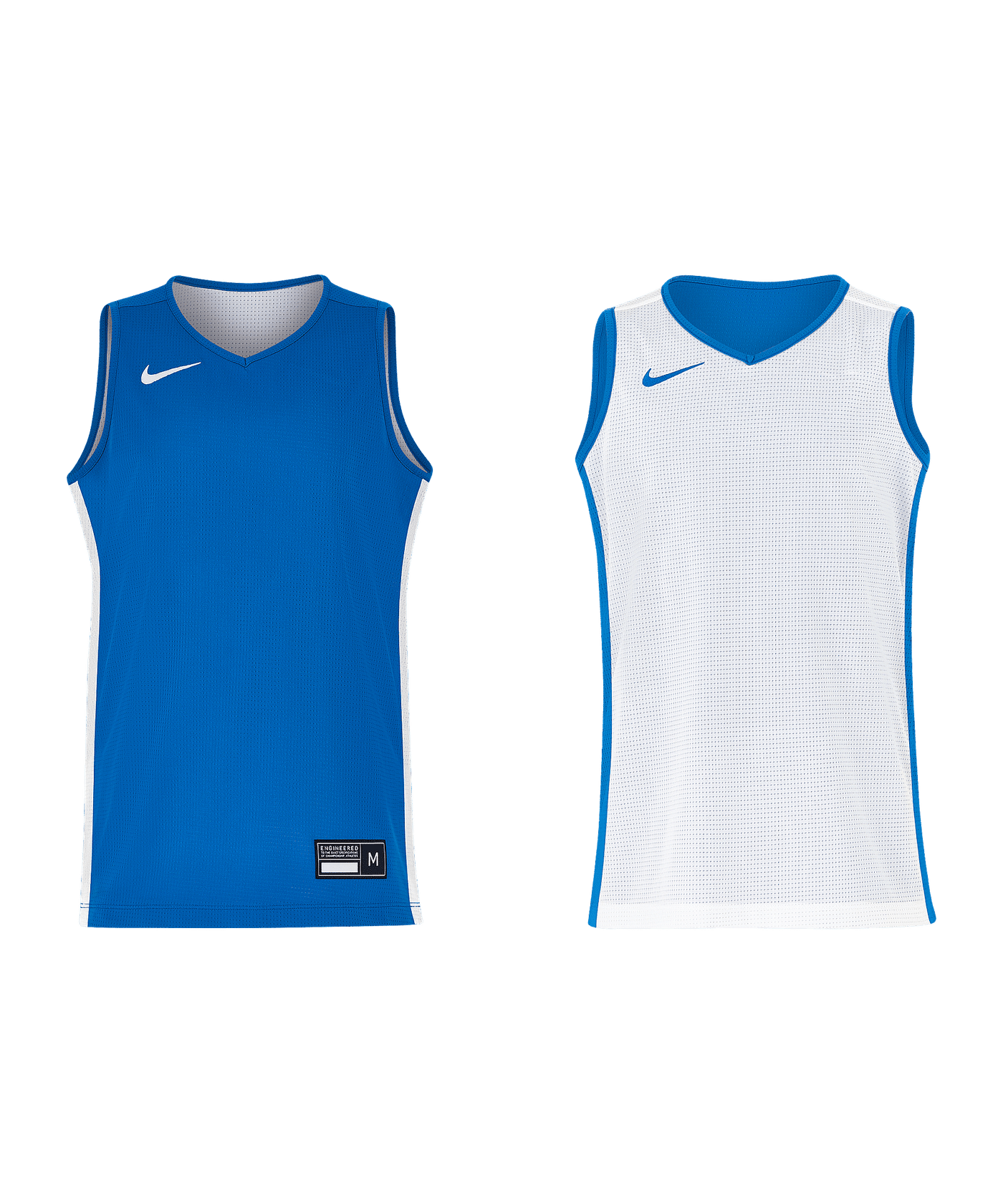 Nike Team25 Basketball Stock Reversible Trikot Kids Blau F463 - blau