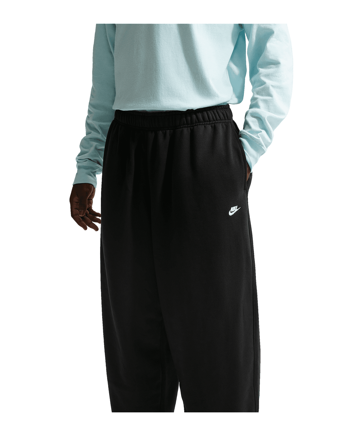 Nike Sportswear Club Oversized Jogginghose Schwarz F010 - schwarz