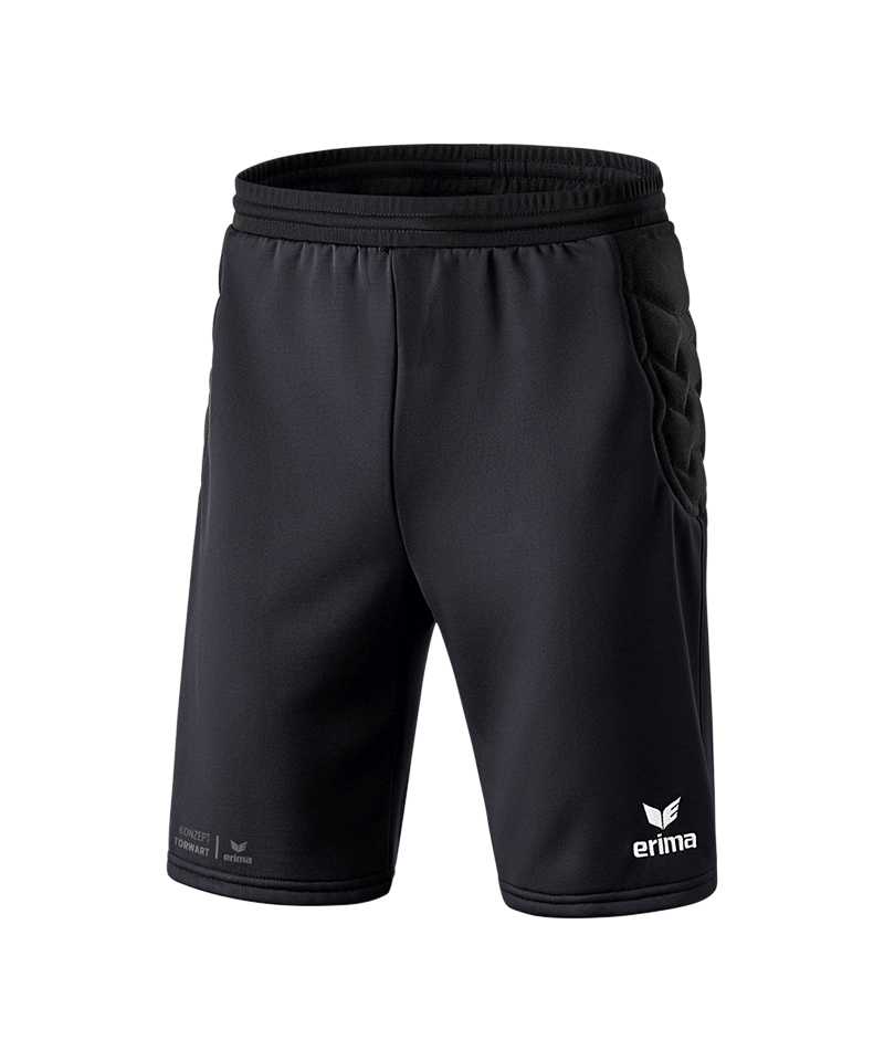 Erima Torwartshort Hose kurz Schwarz - schwarz