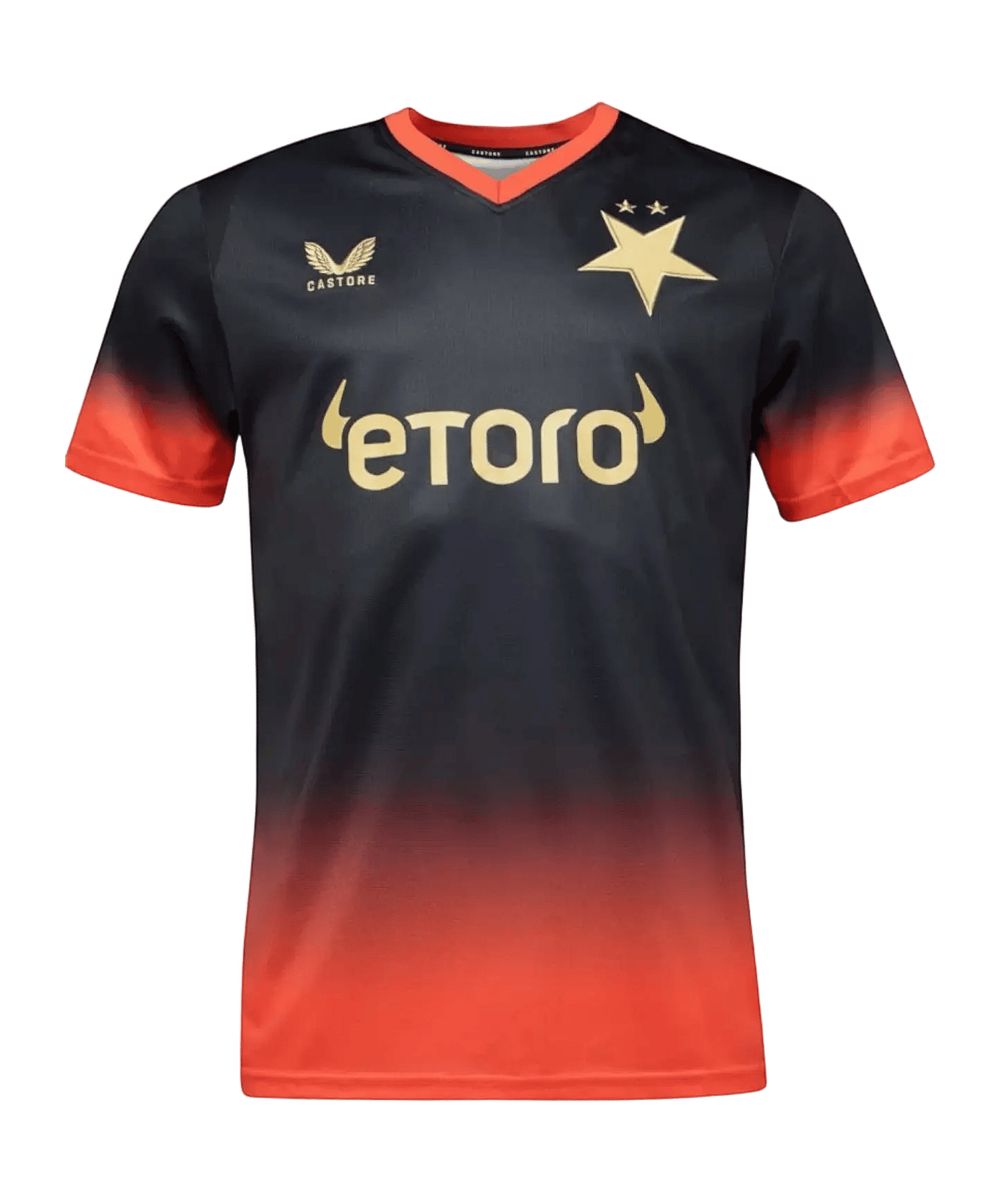 Castore SK Slavia Prag Trikot Away 2026/2027 Schwarz - schwarz