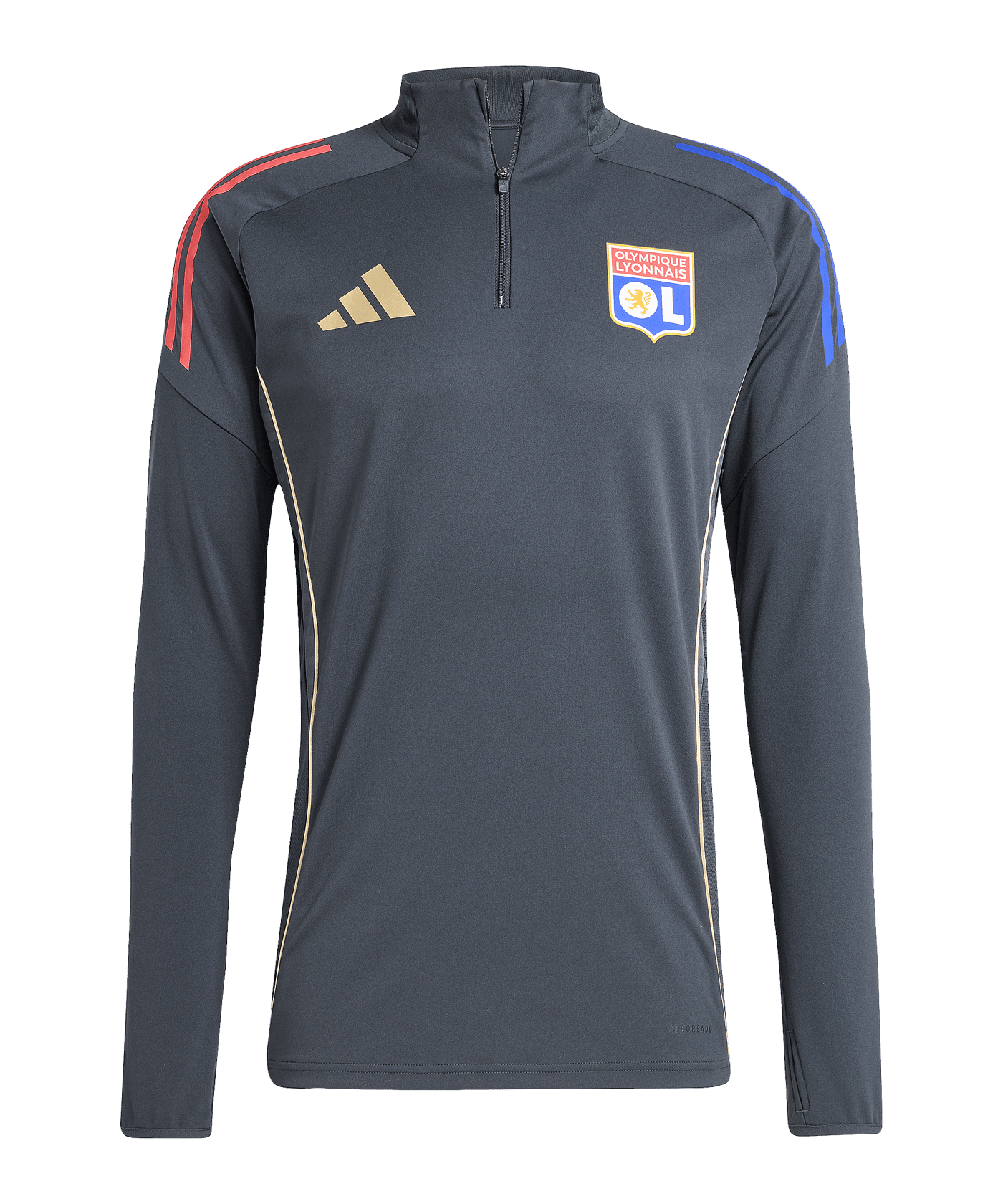 adidas Olympique Lyon Competition Sweatshirt Grau Training To Grey - grau