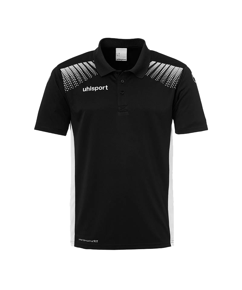 Uhlsport Goal Poloshirt Schwarz Weiss F01 - schwarz