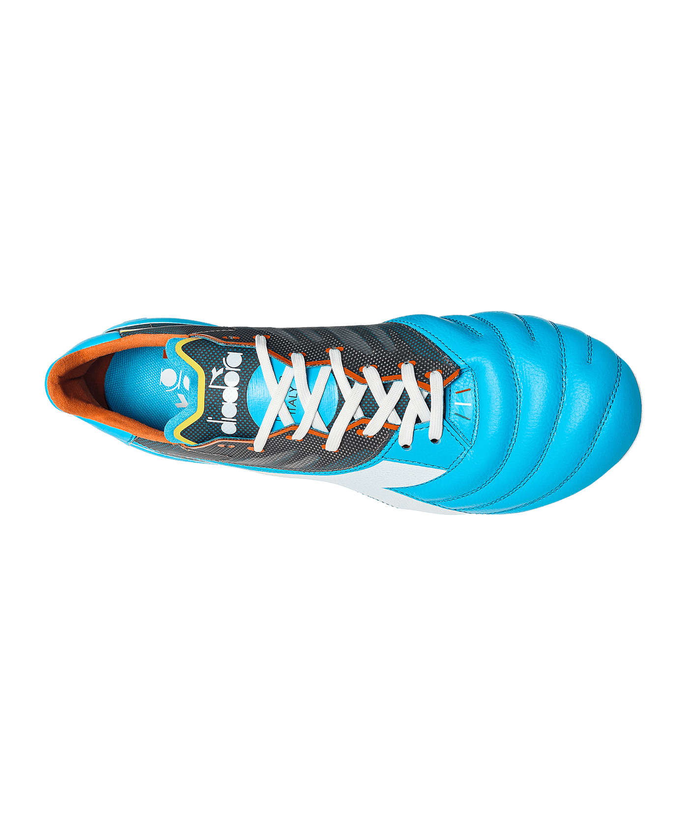 Diadora Brasil Elite Veloce FG Blau Weiss Orange FD0954 - blau