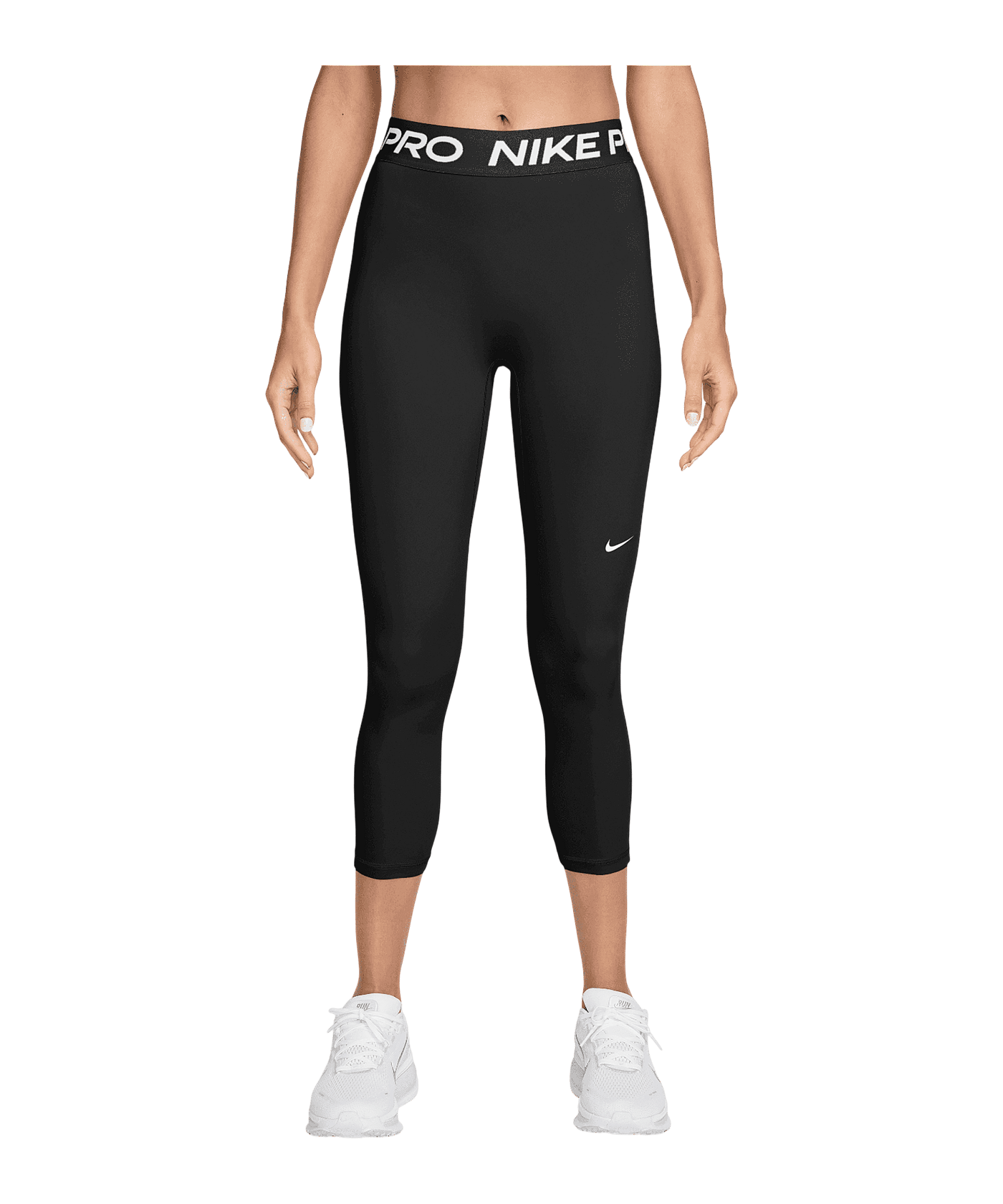 Nike 365 Mid Rise Leggings Damen Schwarz F010 - schwarz