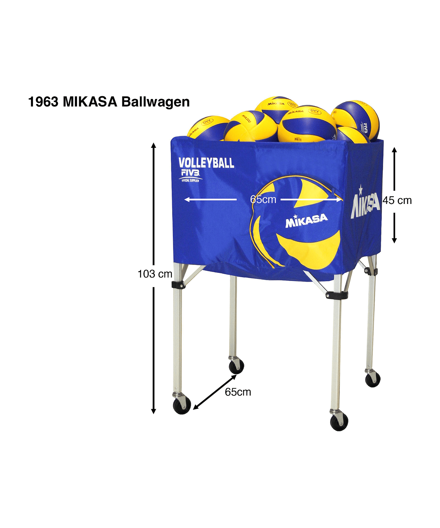 Mikasa Mikasa Ac-Bc200Wwagensack Ballsack Gelb - gelb