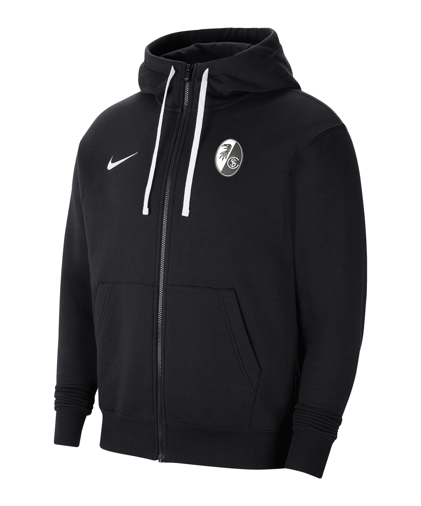 Nike SC Freiburg Sweatjacke Schwarz F010 - schwarz
