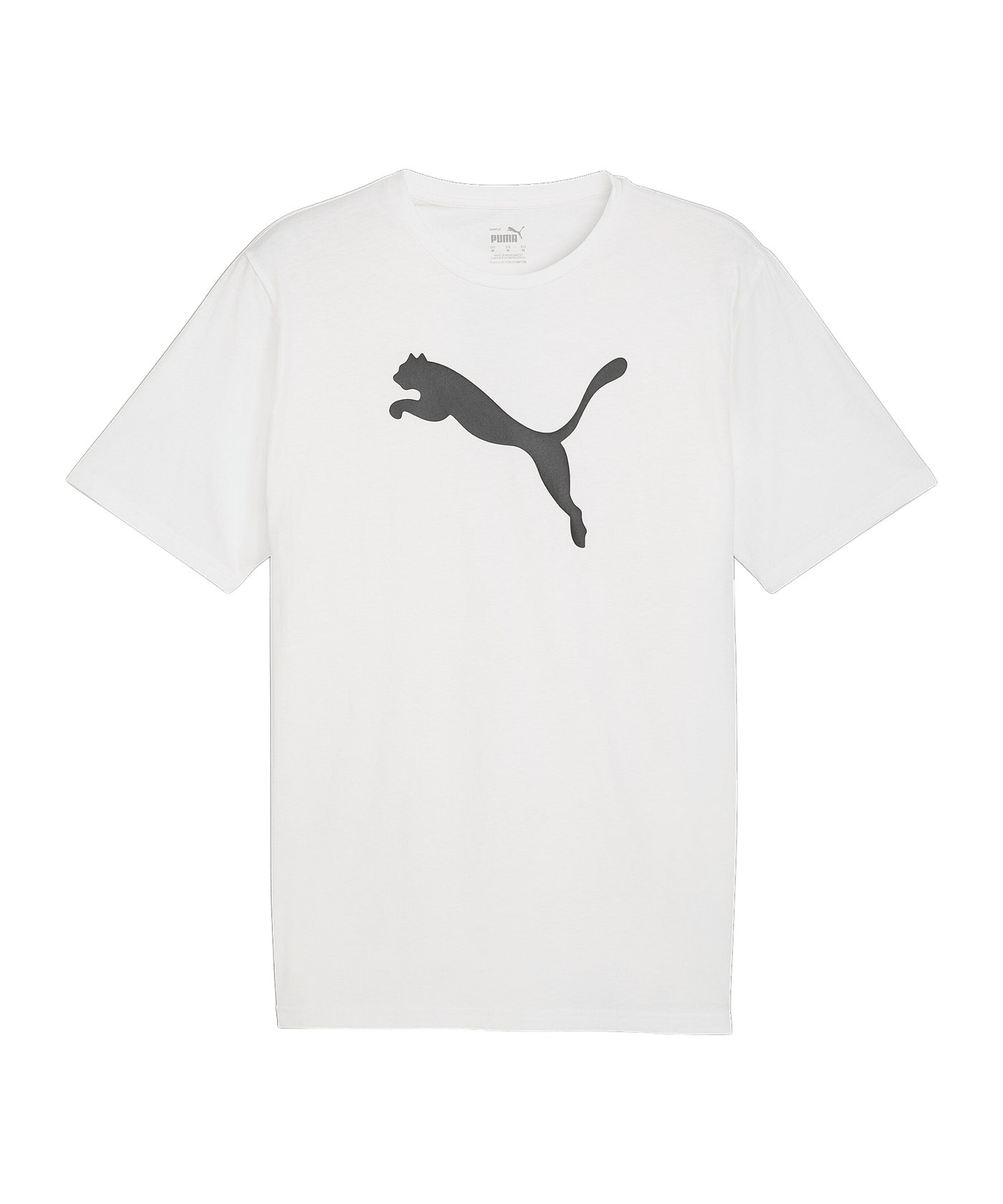 PUMA teamRISE Logo Trainingshirt Weiss F04 - weiss