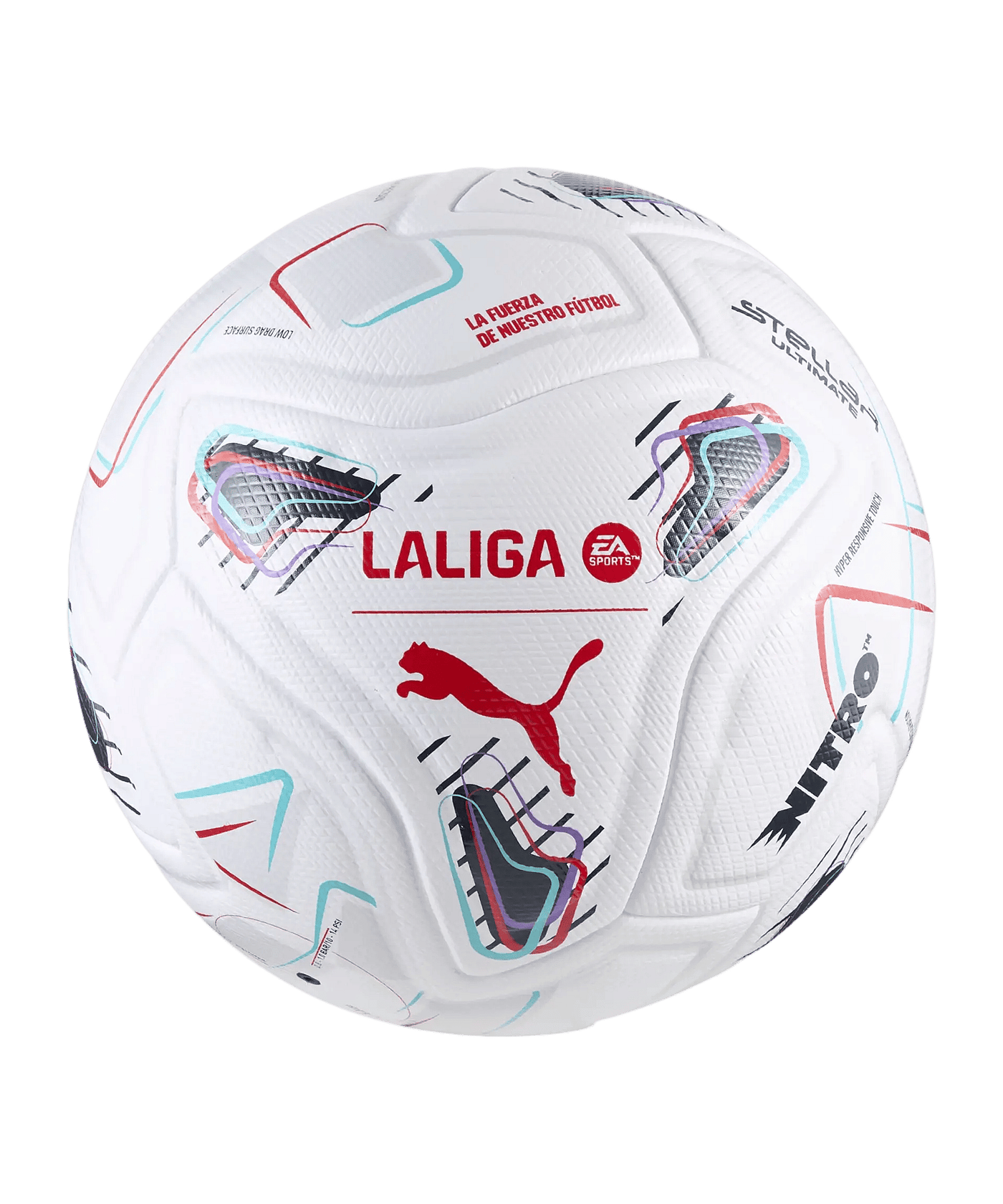 PUMA STELLAR NITRO Ultimate LaLiga Pro Spielball Pro WP Spielball Weiß F01 - weiss