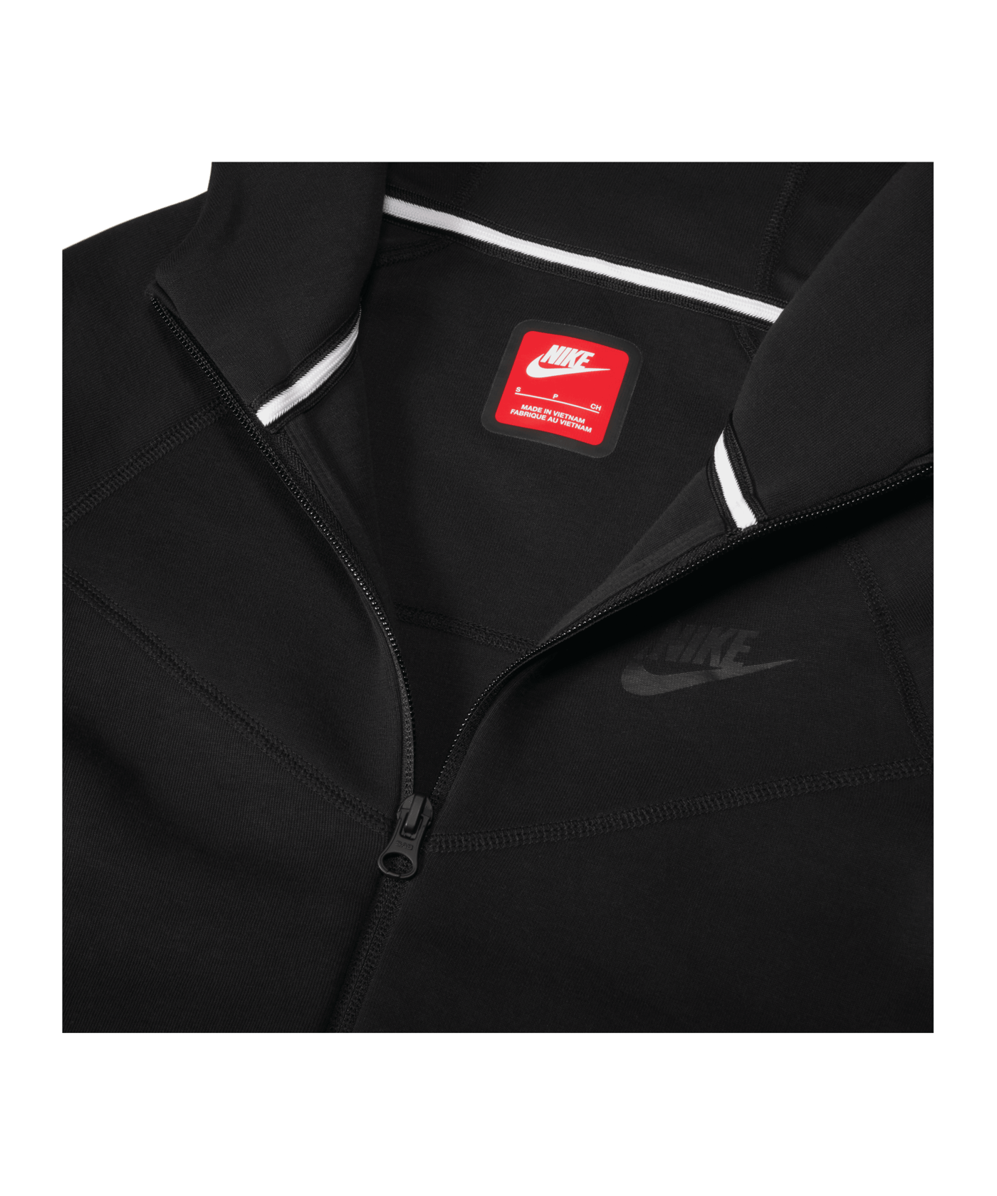 Nike Tech Fleece Jacke Kids Schwarz F010 - schwarz