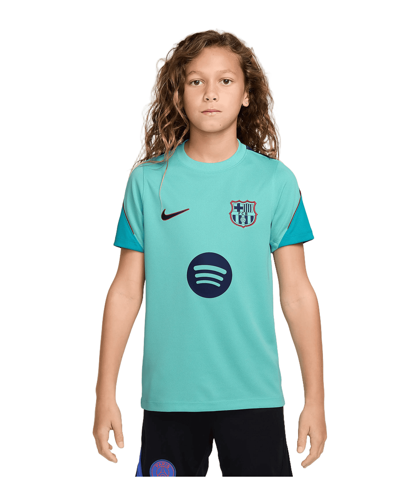 Nike FC Barcelona Trainingsshirt Kids Grün F301 - gruen
