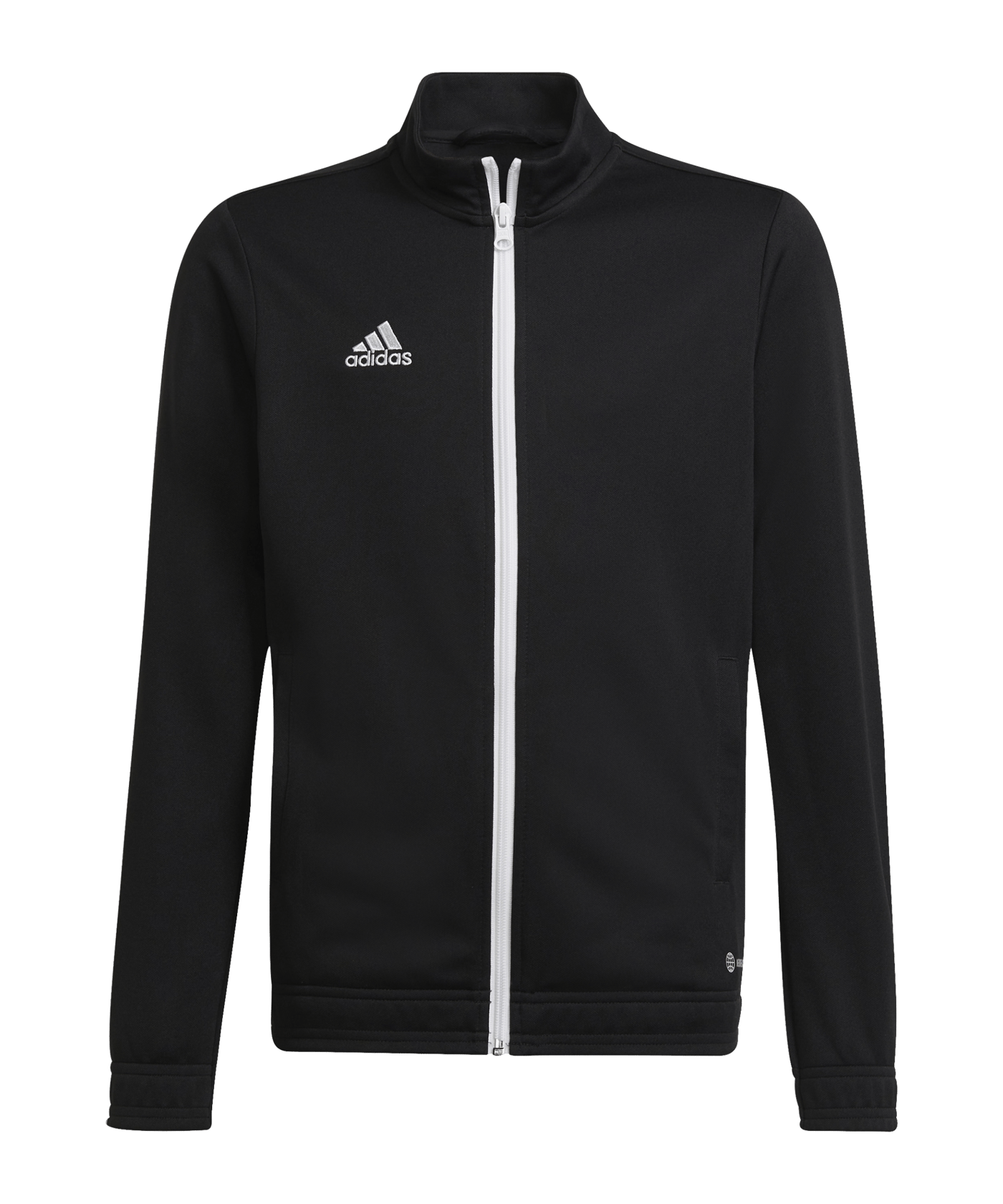 adidas Entrada 22 TK Trainingsjacke Kids Schwarz - schwarz