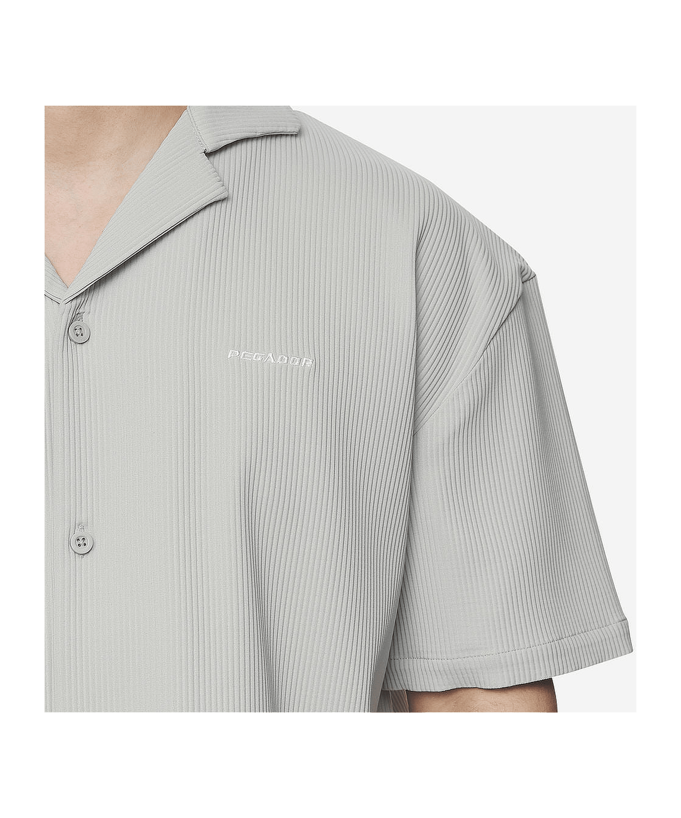 Pegador Troy Plissee Summer T-Shirt Grau