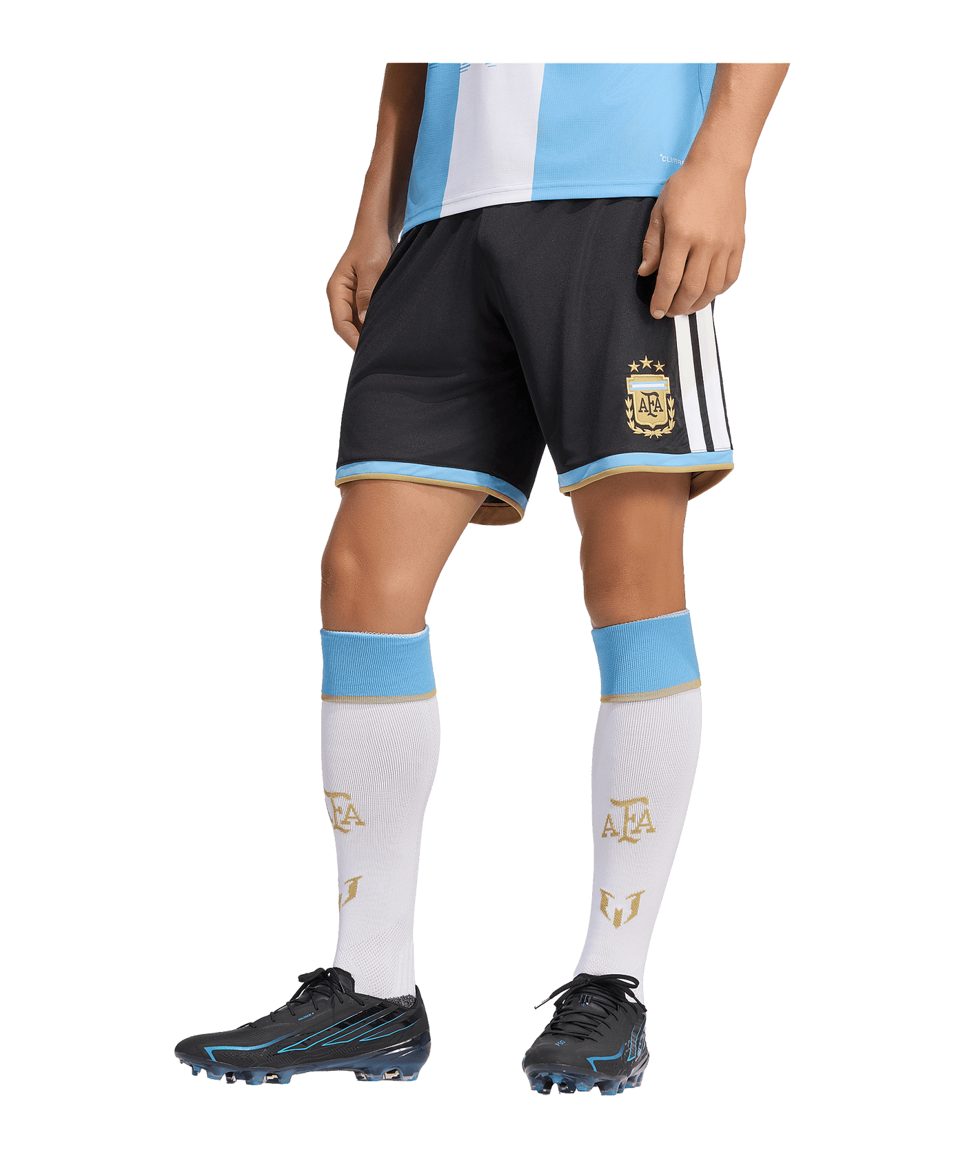 adidas Argentinien Messi Short 2026 Schwarz - schwarz