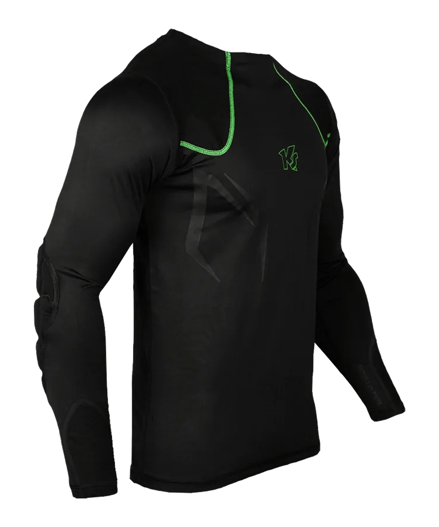 KEEPERsport BasicPadded Longsleeve Underwear Shirt Schwarz - schwarz