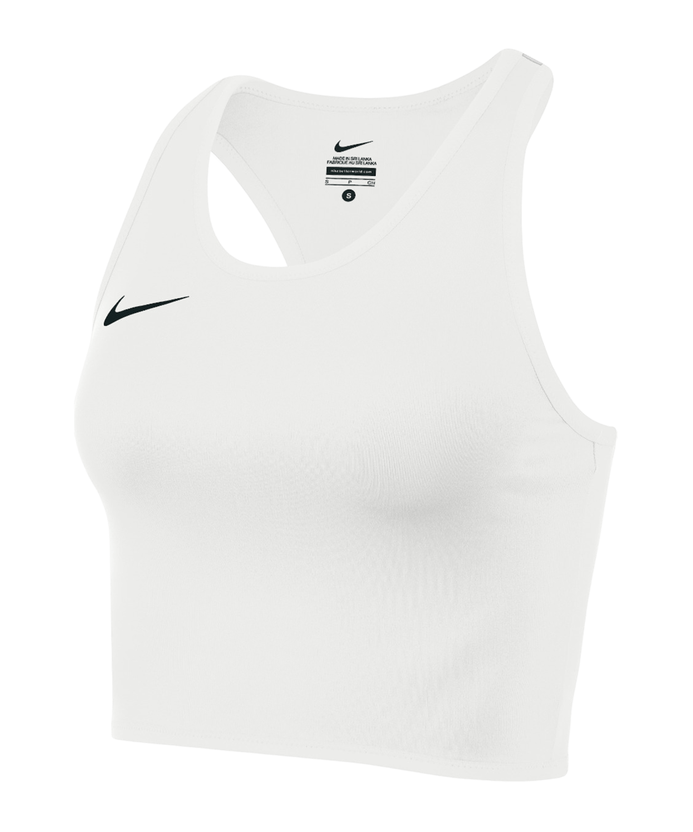 Nike Team Stock Sport-BH Damen Weiss F100 - weiss