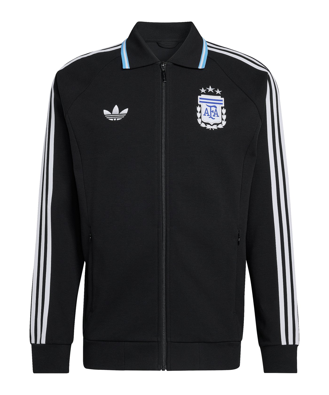 adidas AFA Argentinien Anthem Jacke Schwarz - schwarz