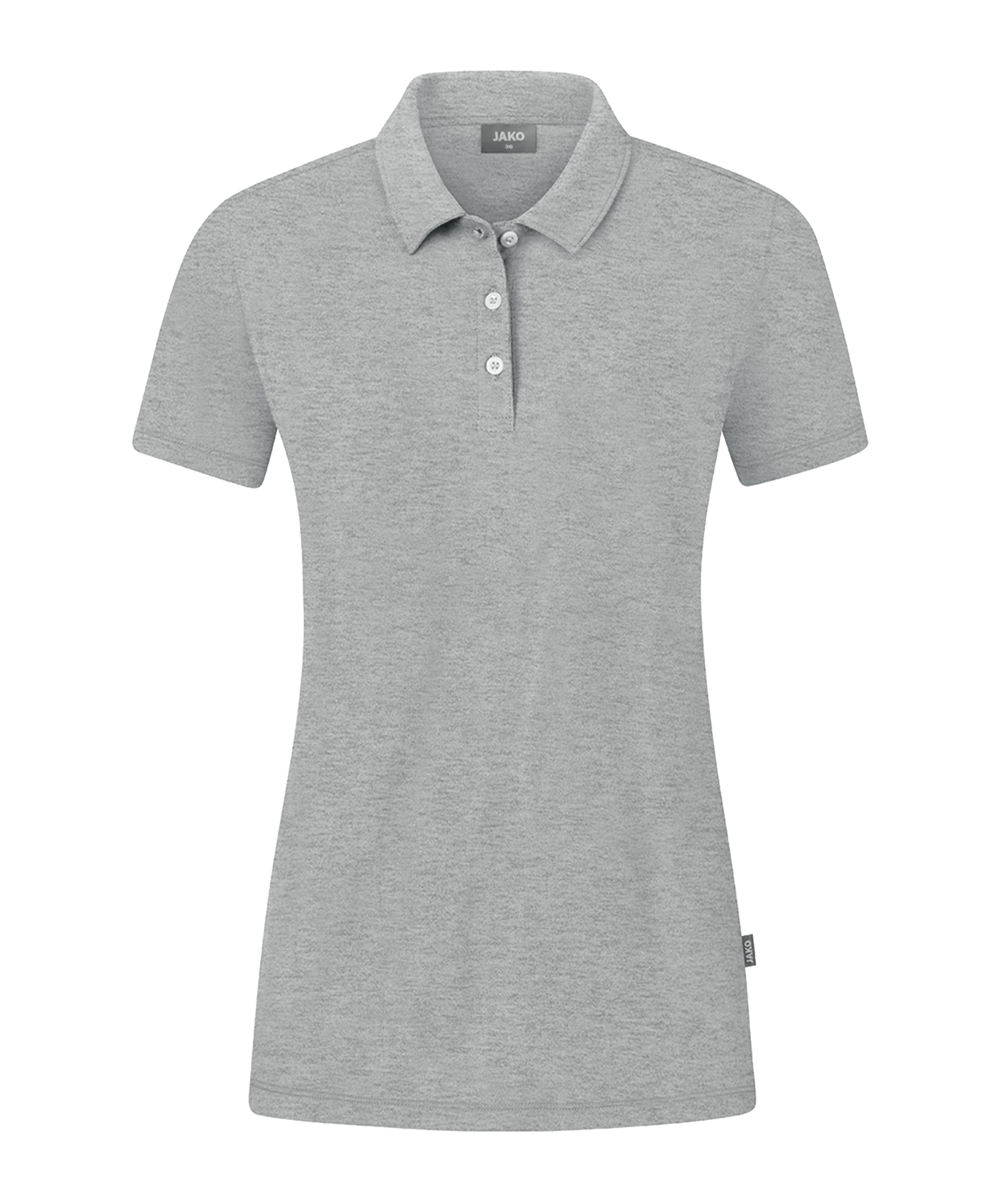 Jako Organic Stretch Polo Shirt Damen Grau F520 - grau