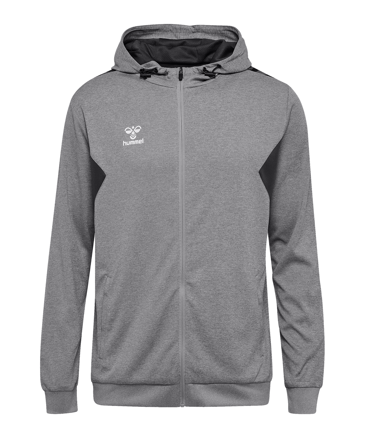 Hummel AUTHENTIC PL Kapuzenjacke Grau F2006 - grau