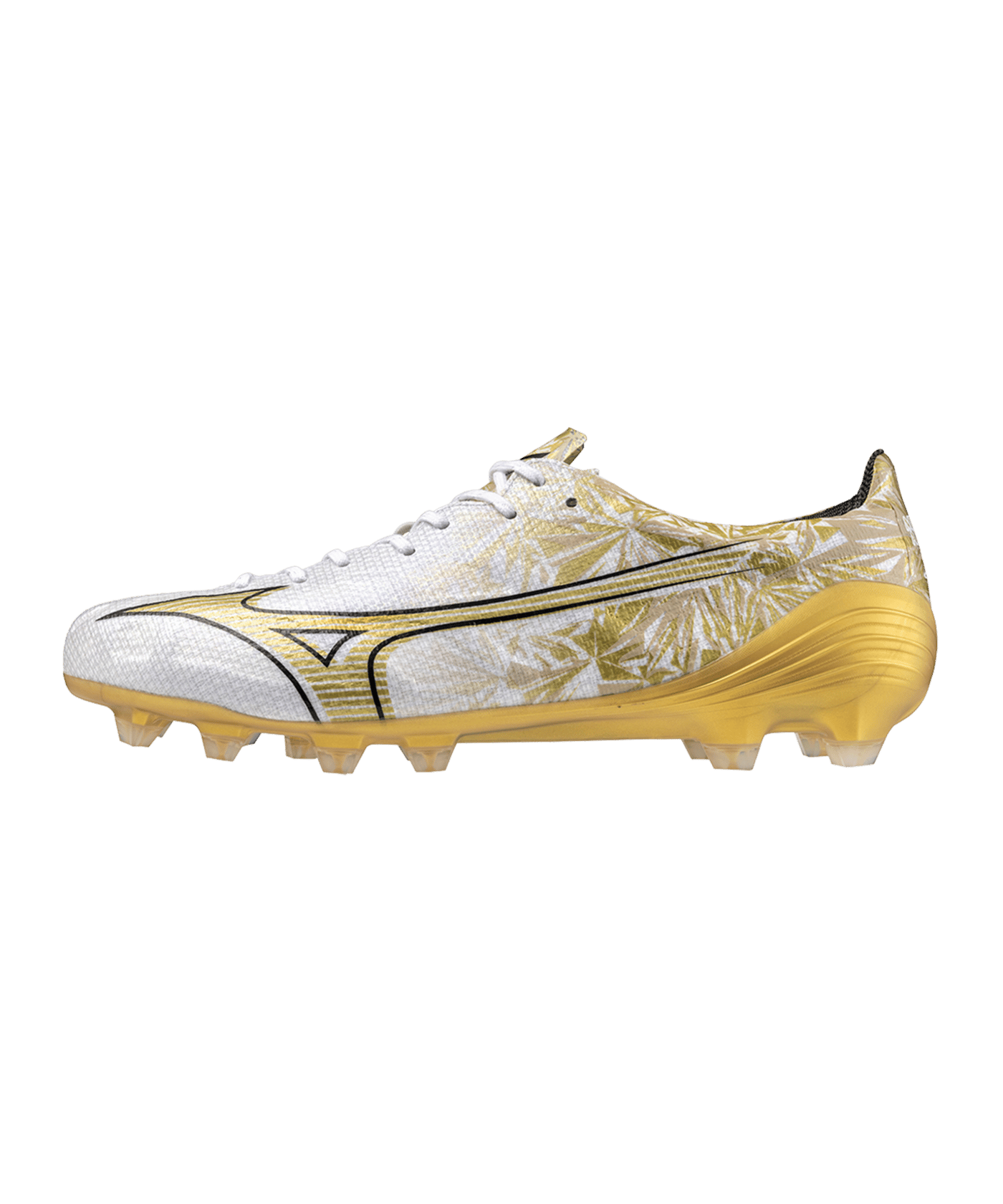 Mizuno Alpha Made in Japan FG Prism Gold Weiss Gold Schwarz F50 - weiss