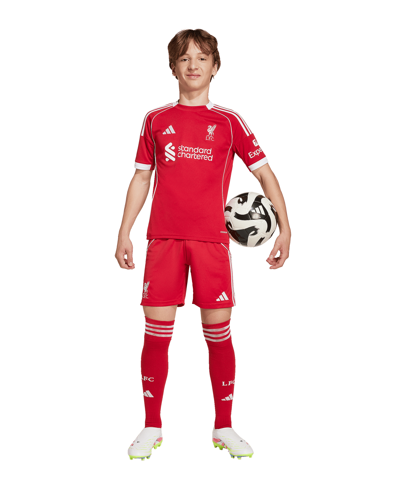 adidas FC Liverpool Trikot Home 2025/2026 Kids Rot - rot