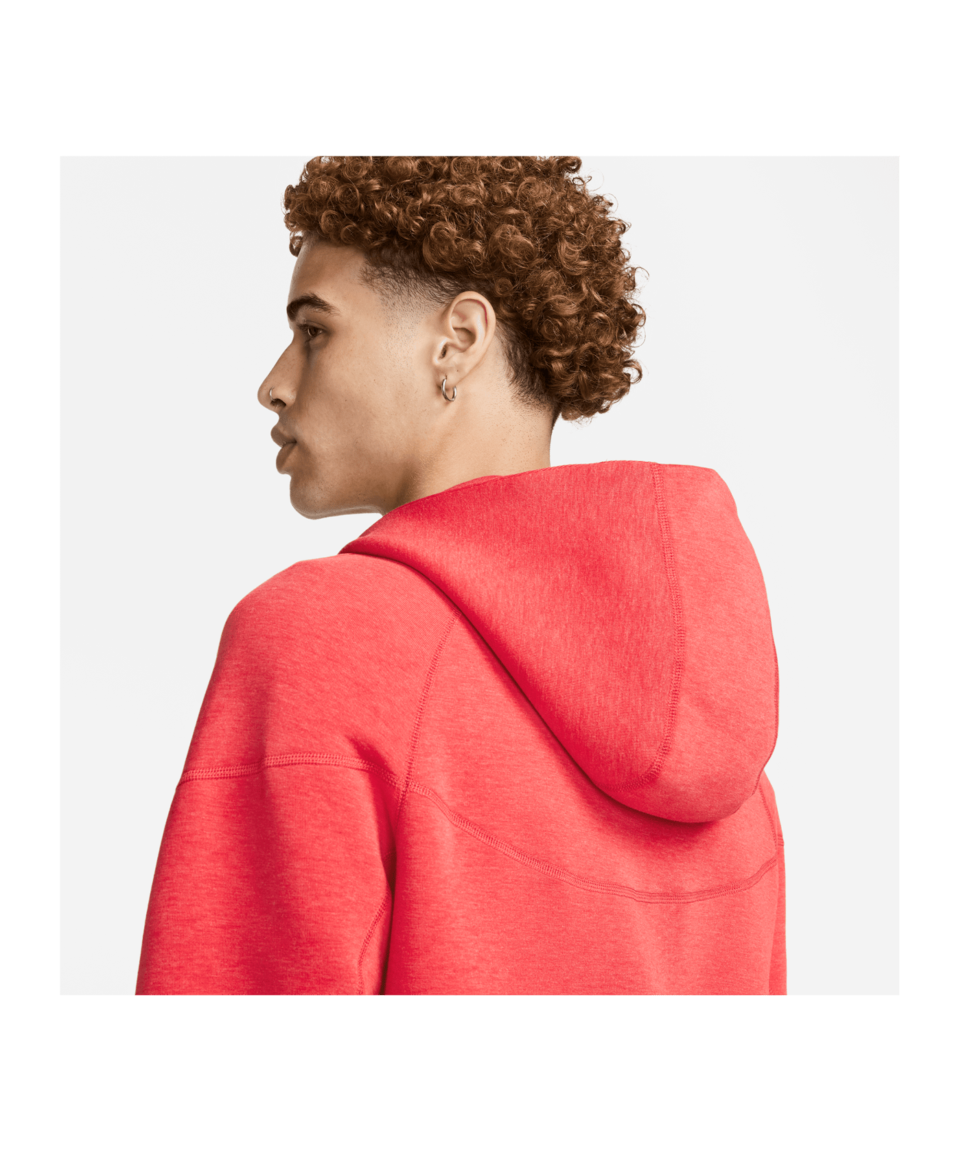 Nike Tech Windrunner Jacke Rot Schwarz F672 - rot