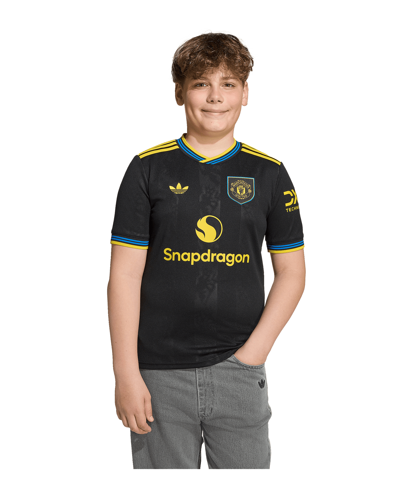 adidas Manchester United Trikot 3rd 2025/2026 Kids Schwarz - schwarz