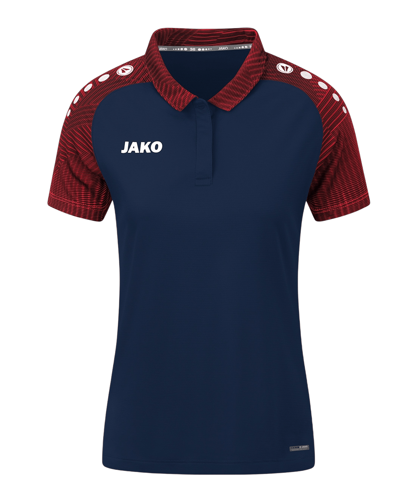 JAKO Performance Poloshirt Damen Blau Rot F909 - blau
